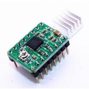 A4988 driver pre krokové motory s hliníkovým chladičom 1,5A