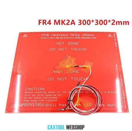 MK2A 300x300x2mm PCB heatbed fully assembled