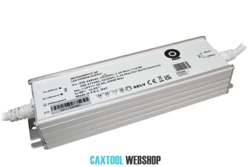 MW Power LED napájací zdroj MCHQ200V12-GE 200W 12V 16.67A