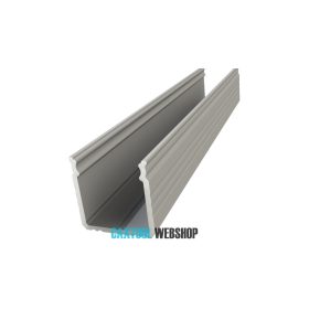   GLALU povrchová montáž eloxovaného hliníkového profilu LED 16x16mm 1000mm striebro