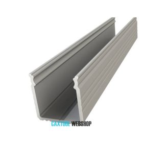   GLALU povrchová montáž eloxovaného hliníkového profilu LED 16x16mm 4150mm striebro