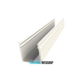   GLALU hliníkový profil LED na povrchovú montáž 16x16mm 2020mm biela