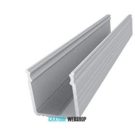   GLALU hliníkový profil LED na povrchovú montáž 16x16mm 1000mm prírodné