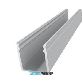   GLALU hliníkový profil LED na povrchovú montáž 16x16mm 4150mm prírodné