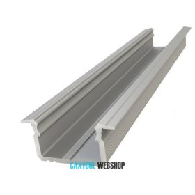   GLALU zapustený eloxovaný hliníkový profil LED 9x16mm 1000mm striebro