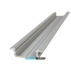  GLALU zapustený eloxovaný hliníkový profil LED 5x16mm 2020mm striebro
