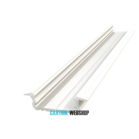 GLALU zapustený hliníkový profil LED 5x16mm 1000mm biela
