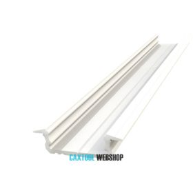 GLALU zapustený hliníkový profil LED 5x16mm 2020mm biela