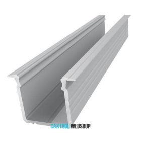   GLALU zapustený hliníkový profil LED 15x16mm 1000mm prírodné
