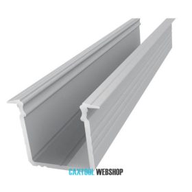   GLALU zapustený hliníkový profil LED 15x16mm 2020mm prírodné