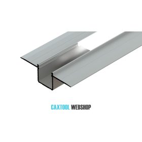   GLALU skrytý hliníkový profil LED 12,5x16mm 3000mm prírodné