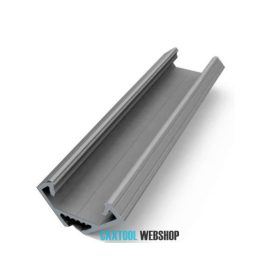   GLALU eloxovaný hliníkový rohový profil LED 12x12mm 2020mm striebro