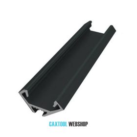 GLALU hliníkový rohový profil LED 12x12mm 1000mm Čierna