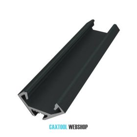 GLALU hliníkový rohový profil LED 12x12mm 2020mm Čierna
