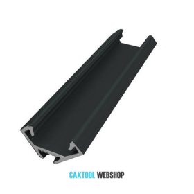 GLALU hliníkový rohový profil LED 12x12mm 3000mm Čierna