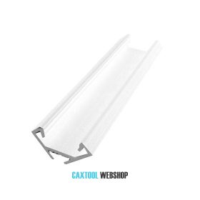 GLALU hliníkový rohový profil LED 12x12mm 3000mm biela