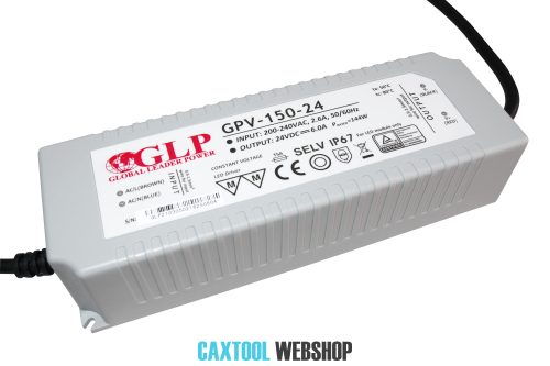 GLP plastové LED napájací zdroj GPV-150-24 150W 24V 6A