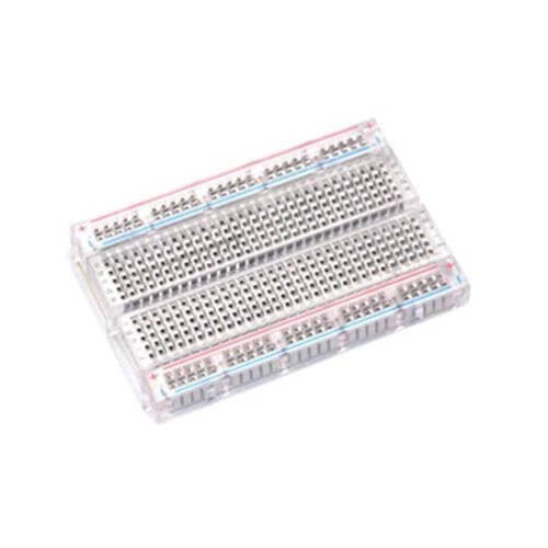 Transparent 400 Points Solderless Breadboard
