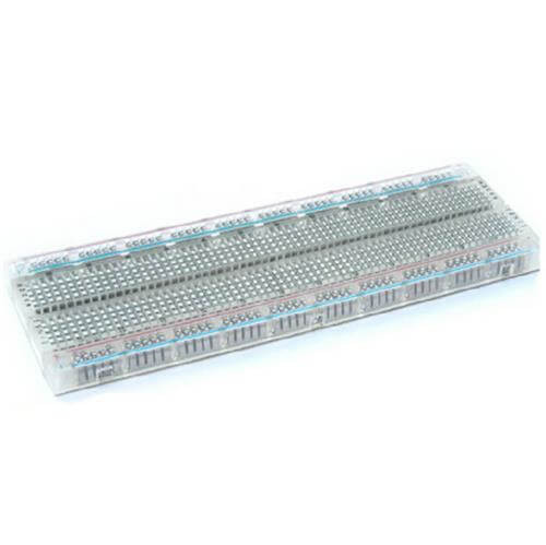 Transparent 830 Ponits Solderless Breadboard