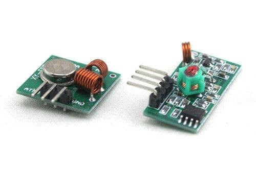 433Mhz RF Wireless transmitter and receiver kit