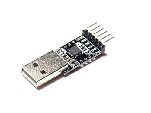 CP2102 USB 2.0 to TTL UARTModule 6Pin Black