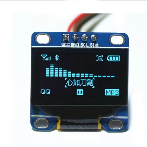 0.96" Inch Blue I2C IIC OLED LCD Module 4pin