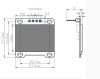 0.96" Inch Blue I2C IIC OLED LCD Module 4pin