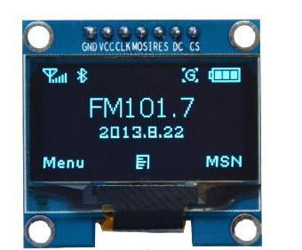 1.3" Inch Blue SPI OLED LCD Module + CSpin 7pin