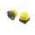 Tactile Push Button Switch 12x12x7.3mm + Yellow Round Cap