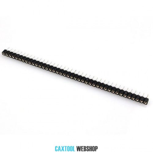 40 Pin 2.54mm Single Row Round Female Pin Header (1pcs)