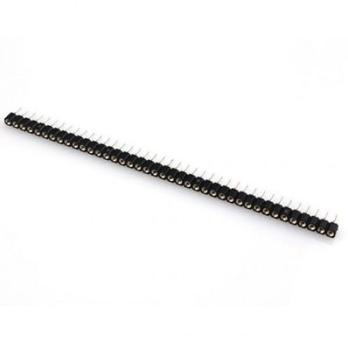 40 Pin 2.54mm Single Row Round Female Pin Header (1pcs)