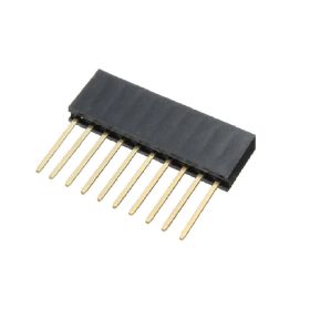 10 Pin Female 11mm tall stackable Header Connector