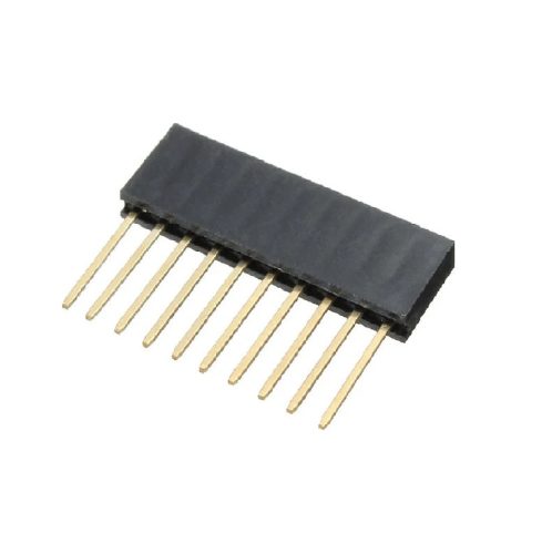 10 Pin Female 11mm tall stackable Header Connector