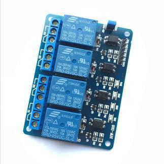 4 Road/Channel Relay Module (with light coupling)12V