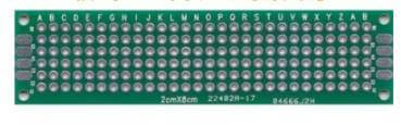 2*8 cm Universal PCB Prototype Board Double-Sided