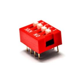 4 Pin Flat Dial switch 2.54mm