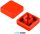 Square Cap for 12x12x7.3mm Square Tachile Switch Red