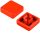 Square Cap for 12x12x7.3mm Square Tachile Switch Red