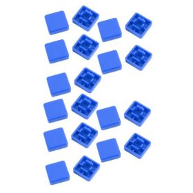 Square Cap for 12x12x7.3mm Square Tachile Switch Blue