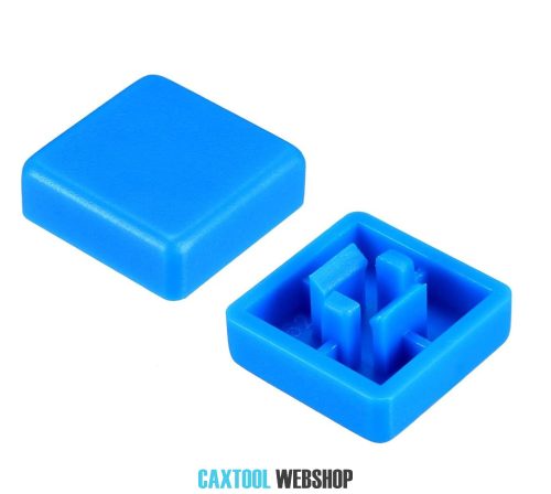 Square Cap for 12x12x7.3mm Square Tachile Switch Blue