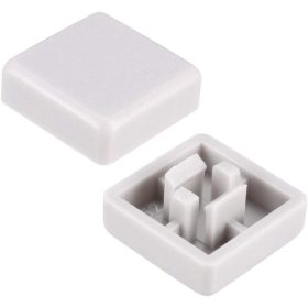 Square Cap for 12x12x7.3mm Square Tachile Switch White