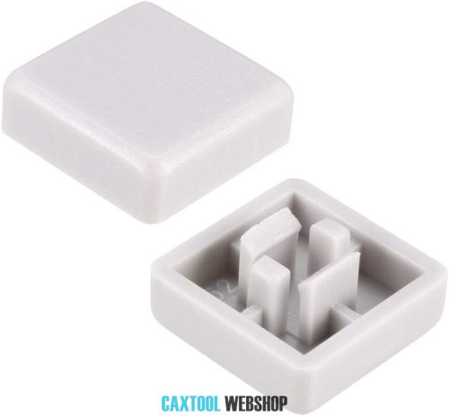 Square Cap for 12x12x7.3mm Square Tachile Switch White
