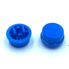 Round Cap for 6x6x7.3mm Square Tachile Switch Blue