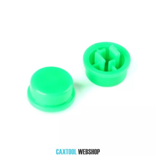 Round Cap for 6x6x7.3mm Square Tachile Switch Green