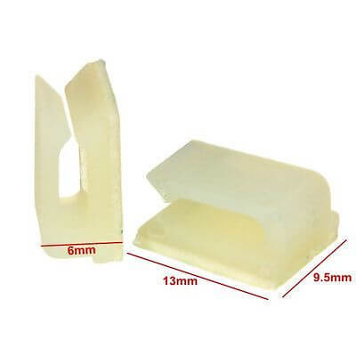 Wiring clamp with Self-Adhesive Pads white NC-912