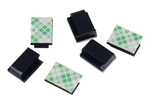 Wiring clamp with Self-Adhesive Pads black NC-912