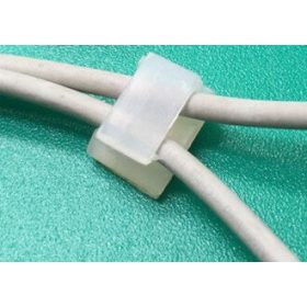 Wiring clamp with Self-Adhesive Pads white NC-1316
