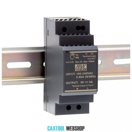 Mean Well napájací zdroj HDR-30-5 15W 5V 3A