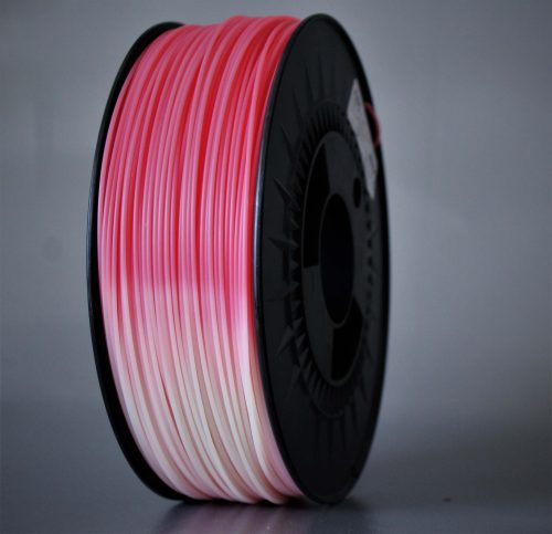 ABS-Filament 1.75mm meniaci farbu pri ochladení červený/pri zahriatí biely