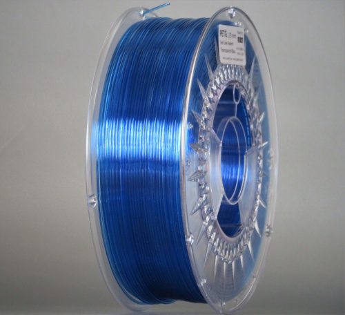 PETG-Filament 2.85mm modrý priehľadný